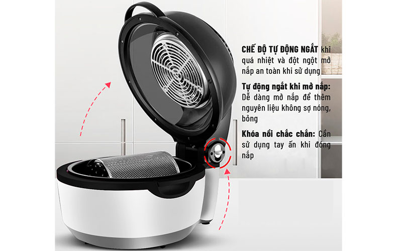 Nồi chiên không dầu Nagakawa NAG3303 - Hàng chính hãng