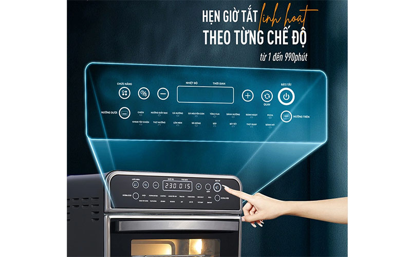 Nồi chiên không dầu Nagakawa NAG3308 - Hàng chính hãng