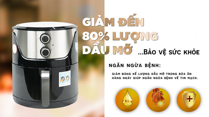 Nồi chiên không dầu Perfect PF-625 - Hàng chính hãng