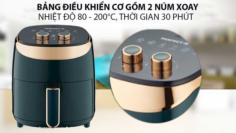 Nồi chiên không dầu Perfect PF-G03 - Hàng chính hãng