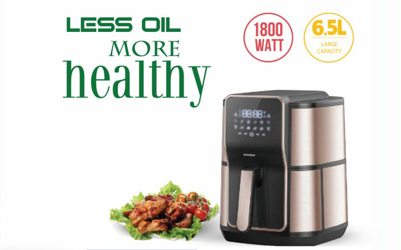 Nồi chiên không dầu Povena PVN-6265 - Hàng chính hãng