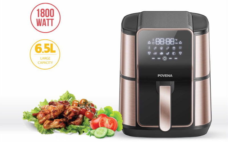 Nồi chiên không dầu Povena PVN-6265 - Hàng chính hãng