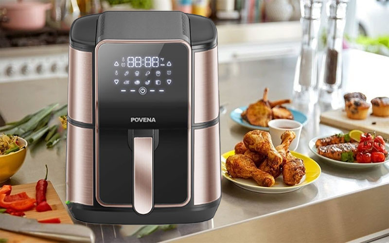 Nồi chiên không dầu Povena PVN-6265 - Hàng chính hãng