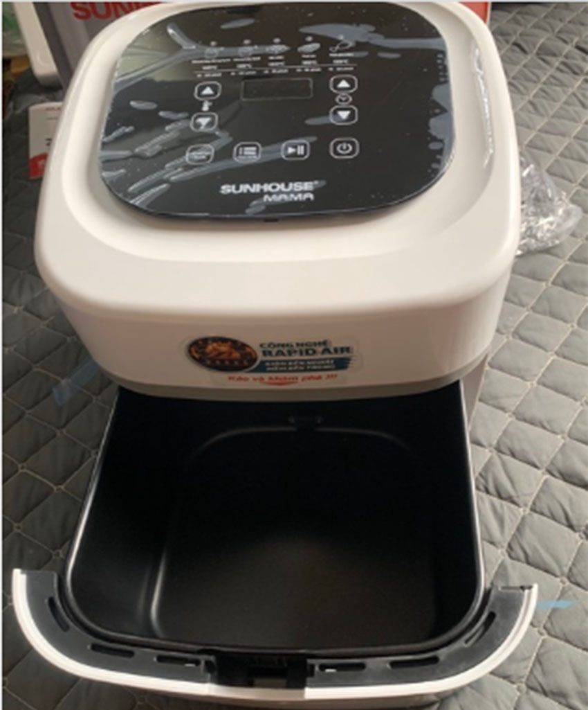 Nồi chiên không dầu Sunhouse Mama SHD4086W - Hàng chính hãng