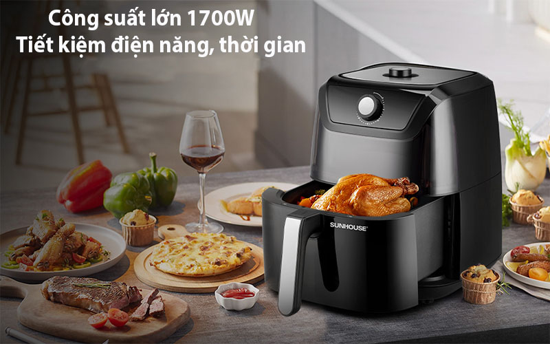 Nồi chiên không dầu Sunhouse SHD4028 - Hàng chính hãng