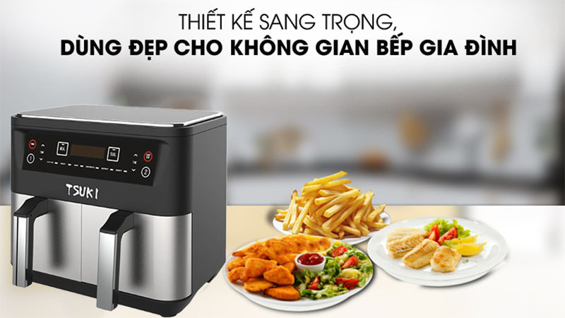 Nồi chiên không dầu Tsuki TS-AF1001 - Hàng chính hãng