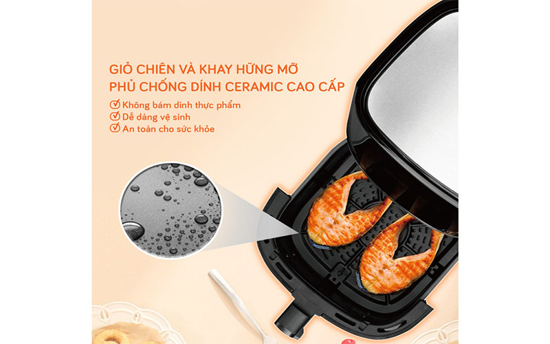 Nồi chiên không dầu Unie UE-600 - Hàng chính hãng
