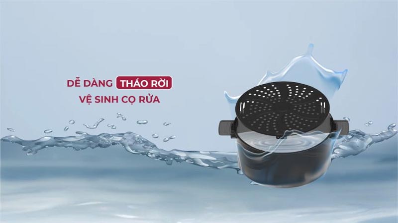 Nồi chiên không dầu Besico BAF5.5M - Hàng chính hãng