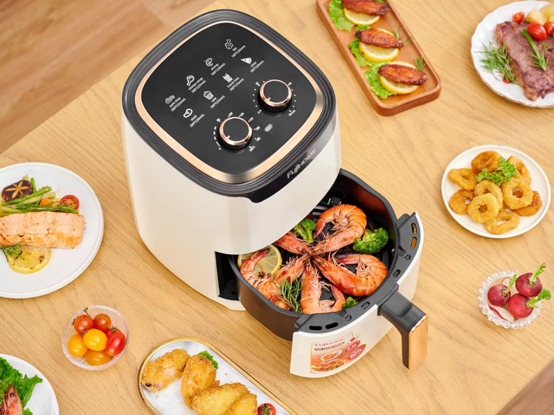 Nồi chiên không dầu Fujihome A4EW - Hàng chính hãng
