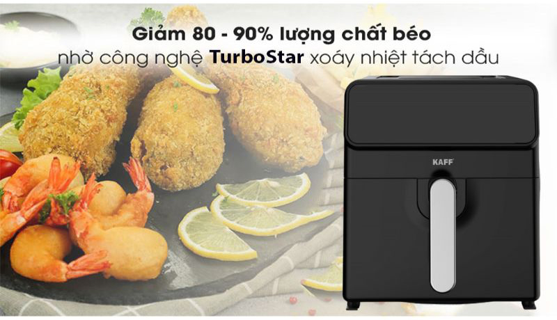 Nồi chiên không dầu Kaff KF-AFS8AD - Hàng chính hãng