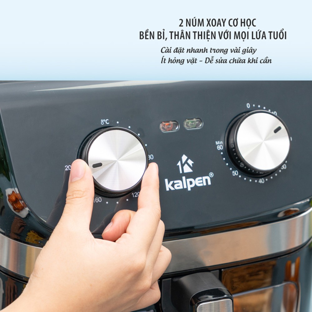 Nồi chiên không dầu Kalpen F1 - Hàng chính hãng