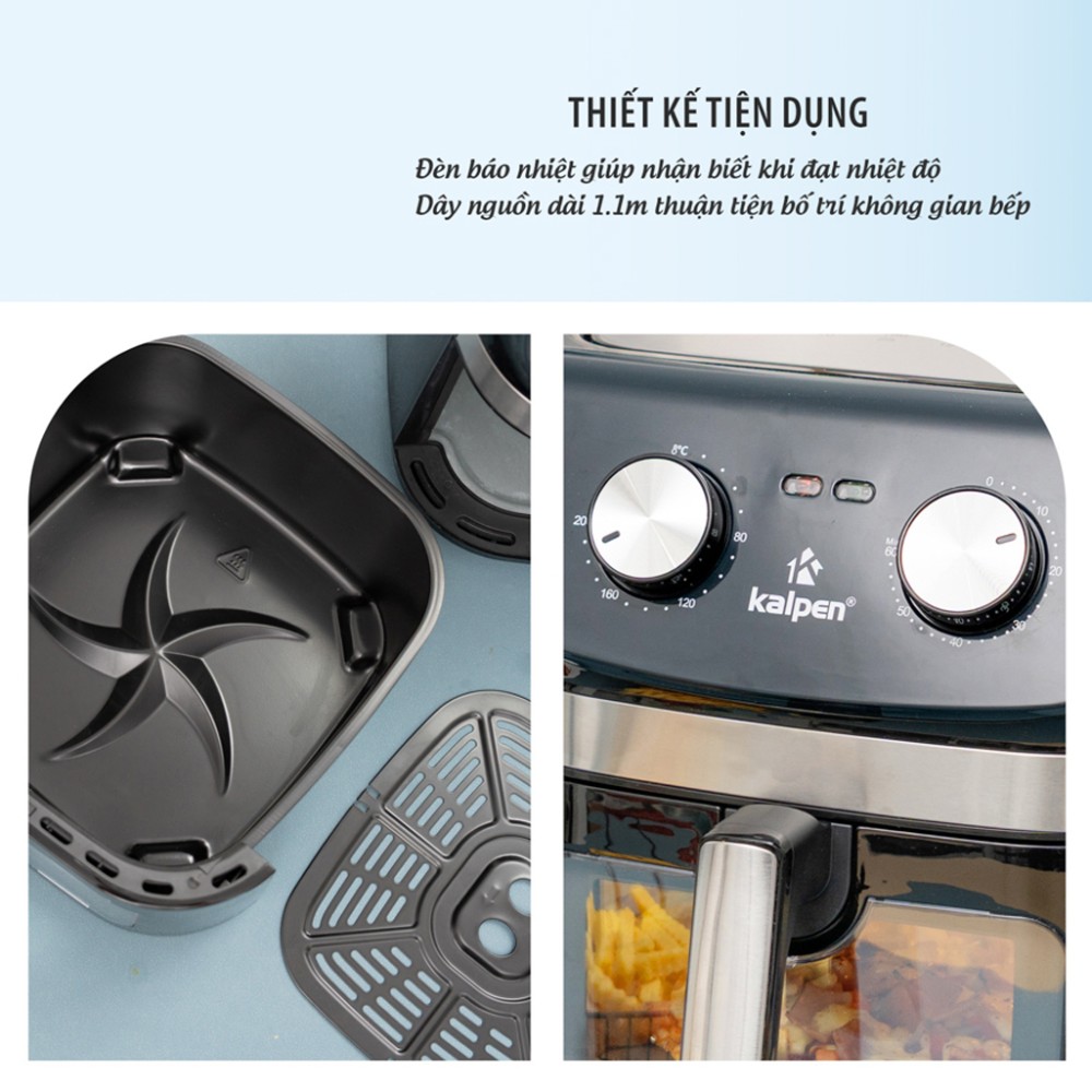Nồi chiên không dầu Kalpen F1 - Hàng chính hãng