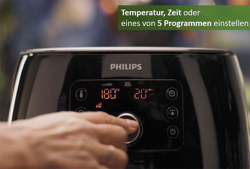 Nồi chiên không dầu Philips Airfryer HD9650/91 - Hàng chính hãng