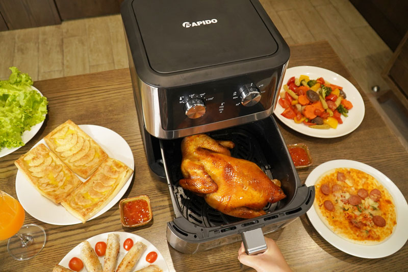 Nồi chiên không dầu Rapido RAF-8.0M (8 lít) - Hàng chính hãng