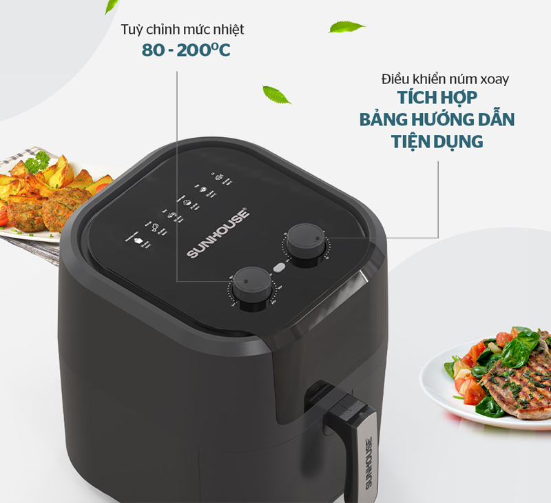 Nồi chiên không dầu Sunhouse SHD4037  - Hàng chính hãng