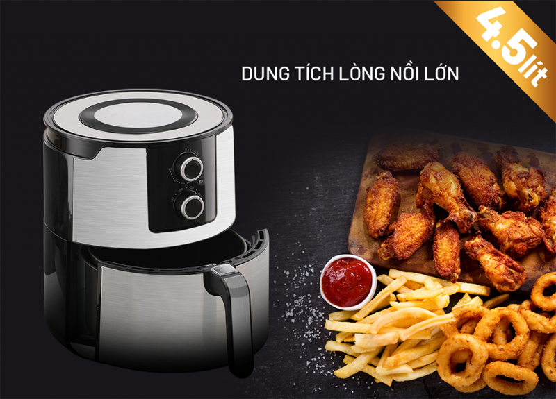 Nồi chiên không dầu Yakyo TP-450 - Hàng chính hãng