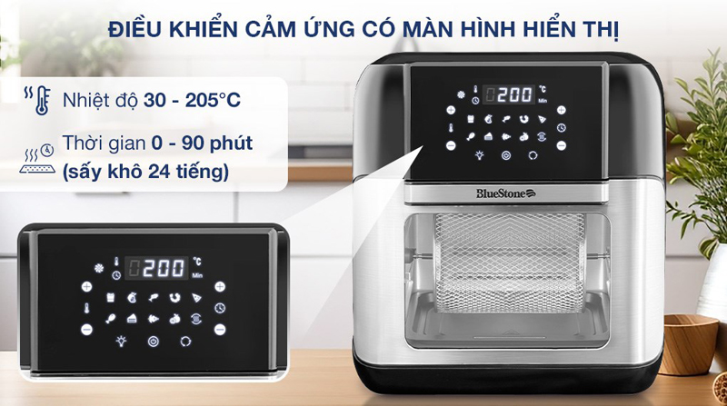Nồi chiên không dầu BlueStone AFB-5888 - Hàng chính hãng