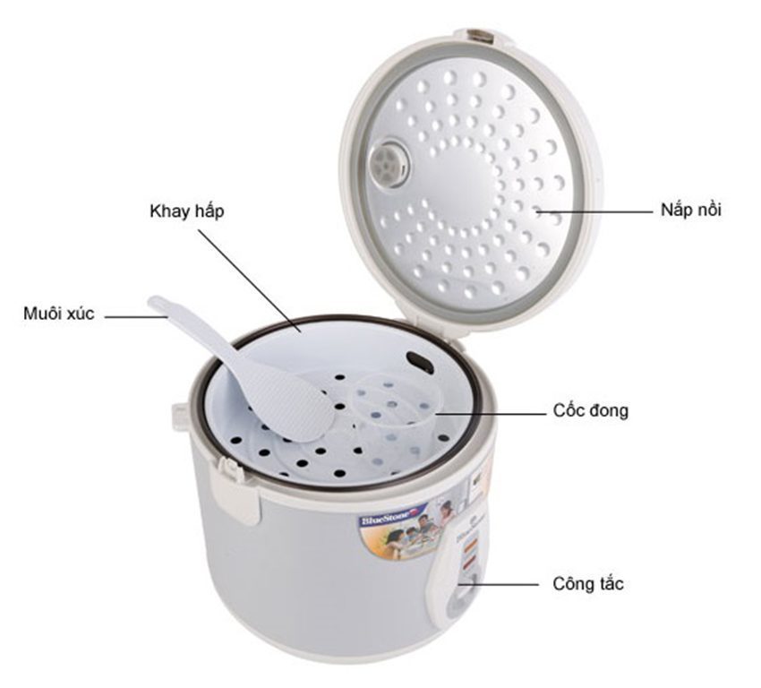 Nồi cơm điện Bluestone RCB-5507 - Hàng chính hãng