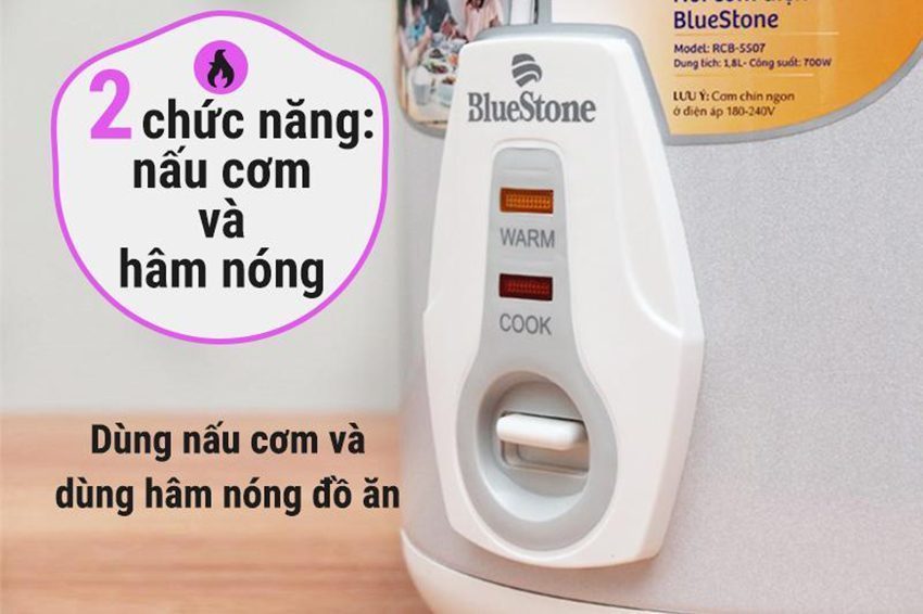 Nồi cơm điện Bluestone RCB-5507 - Hàng chính hãng