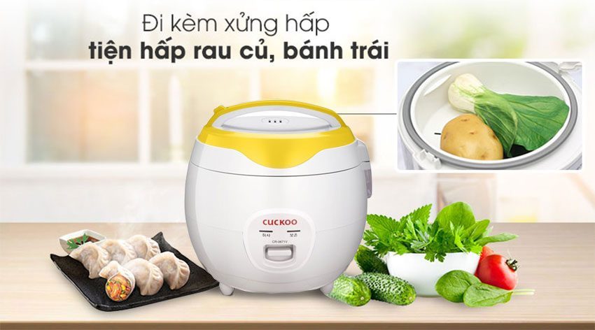 Nồi cơm điện nắp gài Cuckoo CR-0681Y - Hàng chính hãng