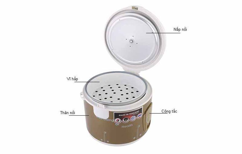 Nồi cơm điện Daewoo RC-1802 - Hàng chính hãng