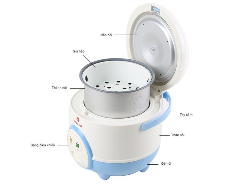 Nồi cơm điện HappyCook HC-120 - Hàng chính hãng