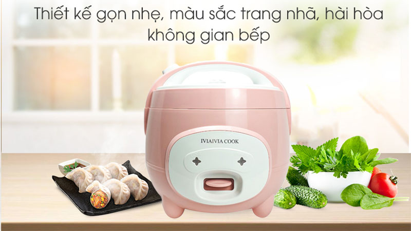 Nồi cơm điện IVIAIVIA COOK MM-1800 - Hàng chính hãng
