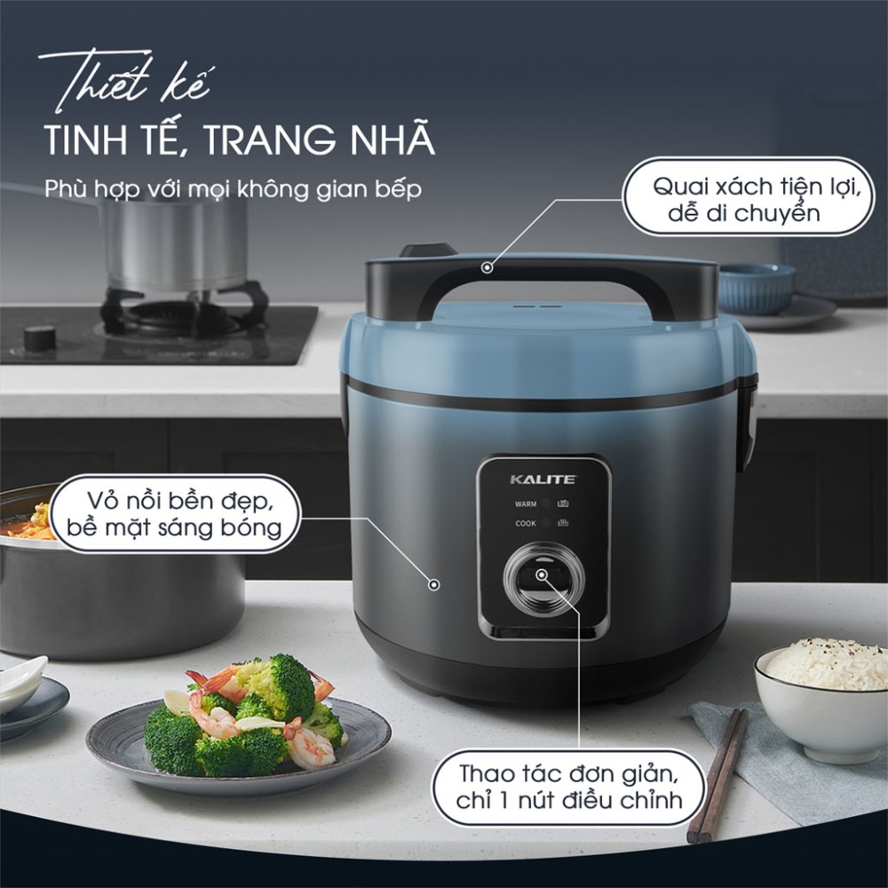 Nồi cơm điện Kalite KRC6018 - Hàng chính hãng