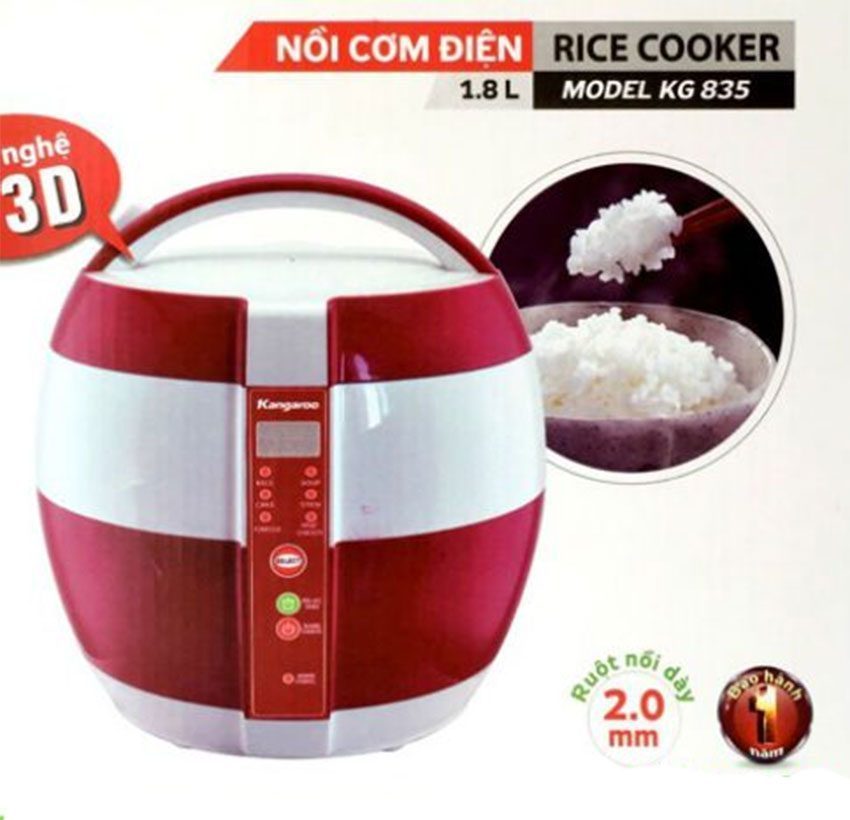 Nồi cơm điện Kangaroo KG835 - Hàng chính hãng