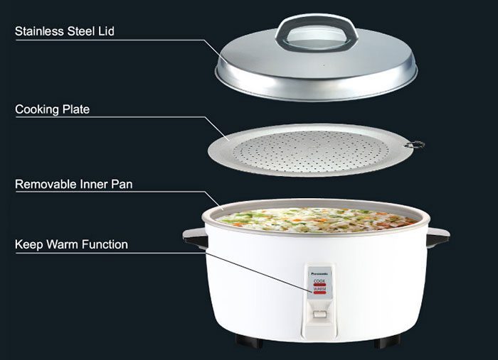 Nồi cơm điện Panasonic SR-GA321LRA - Hàng chính hãng