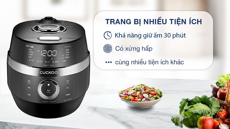 Nồi cơm điện cao tần Cuckoo CRP-JHR0660FD - Hàng chính hãng
