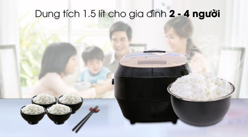 Nồi cơm điện tử cao tần 1.5 lít Midea MB-HS4007 - Hàng chính hãng