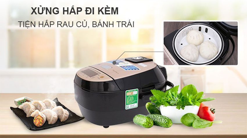 Nồi cơm điện tử cao tần 1.5 lít Midea MB-HS4007 - Hàng chính hãng