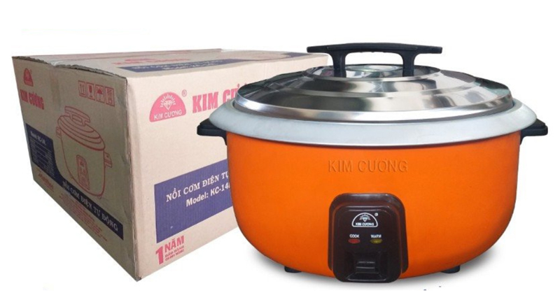 Nồi cơm điện công nghiệp Kim Cương KC-14L - Hàng chính hãng