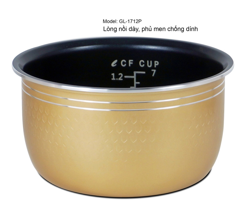 Nồi cơm điện Gali GL-1712P - Hàng chính hãng