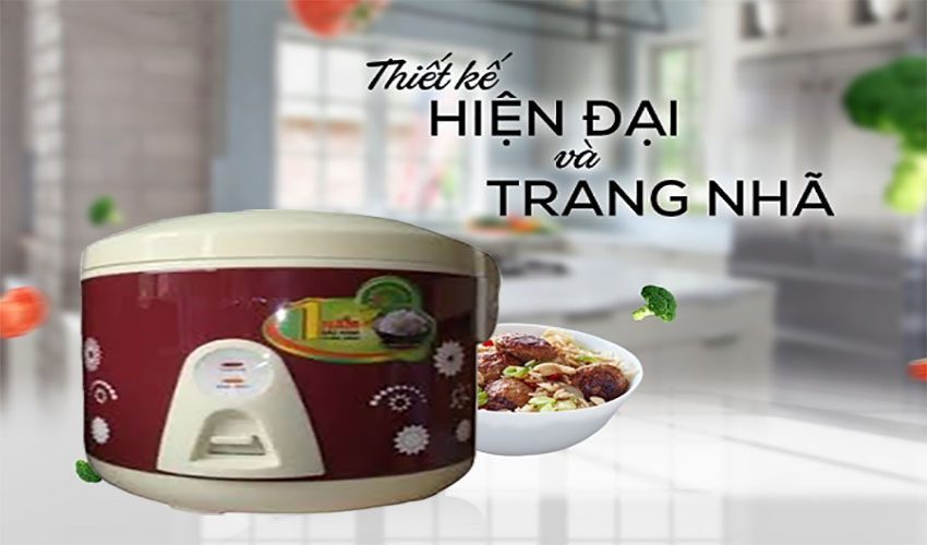 Nồi cơm điện nắp gài Fujika FJ-NC1806  - Hàng chính hãng