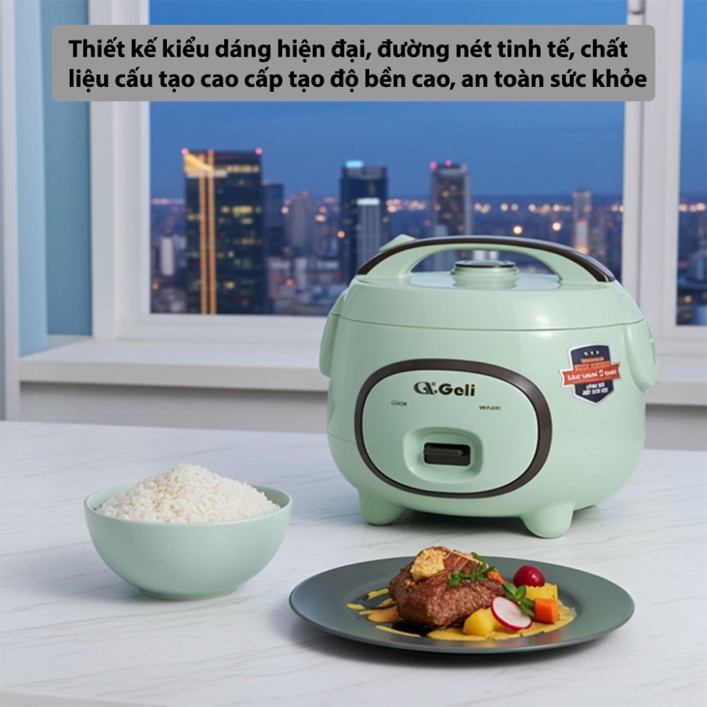 Nồi cơm điện nắp gài Gali GL-1708 - Hàng chính hãng