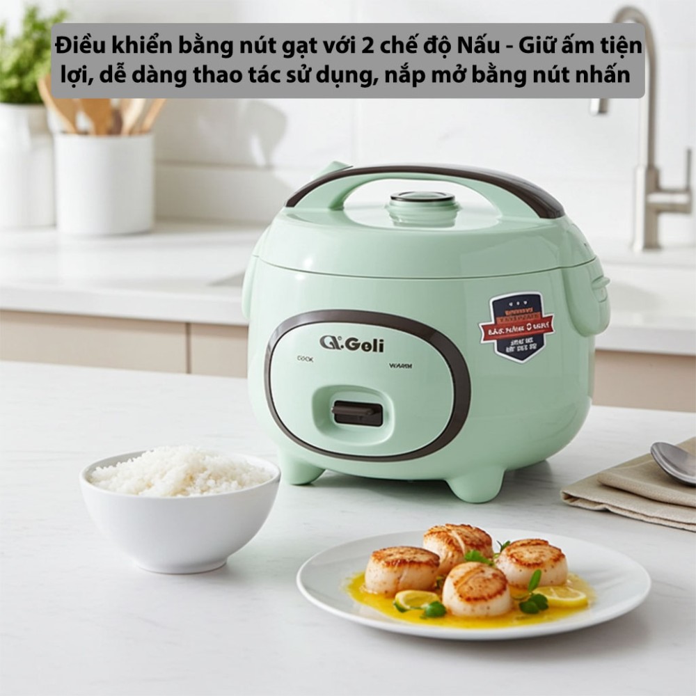 Nồi cơm điện nắp gài Gali GL-1708 - Hàng chính hãng