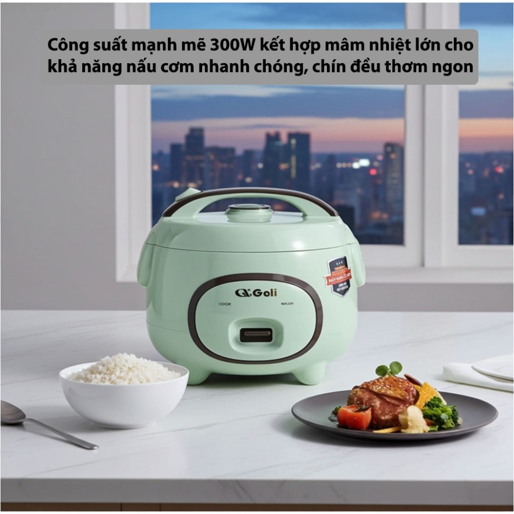 Nồi cơm điện nắp gài Gali GL-1708 - Hàng chính hãng