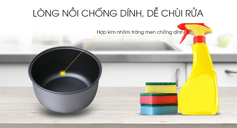 Nồi cơm điện nắp gài Kojine KJ-8186 - Hàng chính hãng