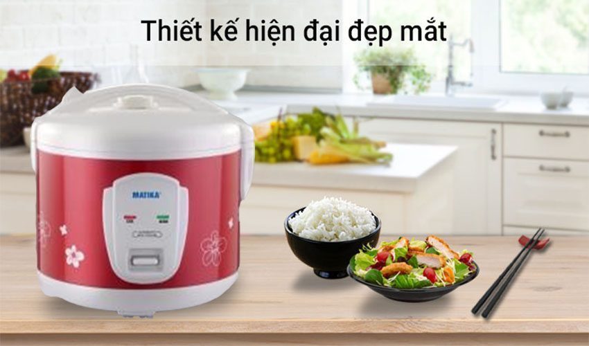 Nồi cơm điện nắp gài Matika MTK-RC2829 - Hàng chính hãng