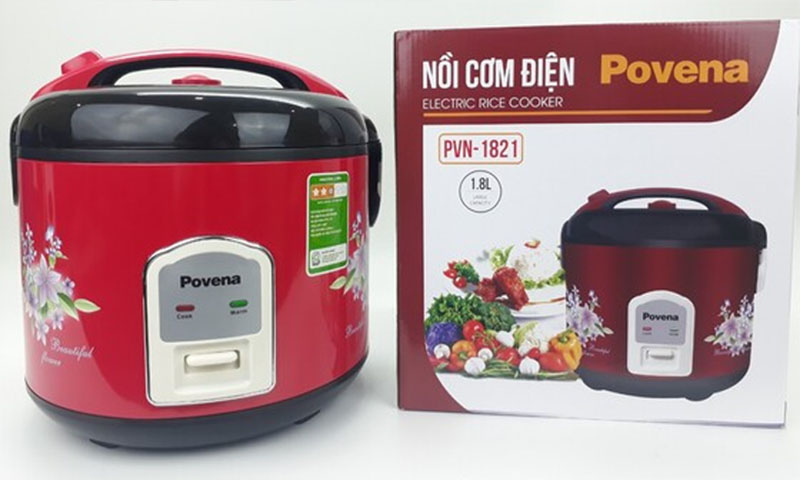 Nồi cơm điện nắp gài Poneva PVN-1821 - Hàng chính hãng