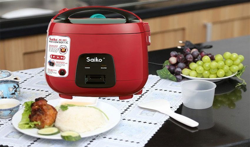 Nồi cơm điện nắp gài Saiko RC-1809T - Hàng chính hãng