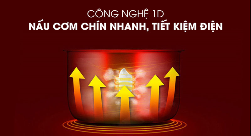 Nồi cơm điện nắp gài Tefal RK361168 - Hàng chính hãng