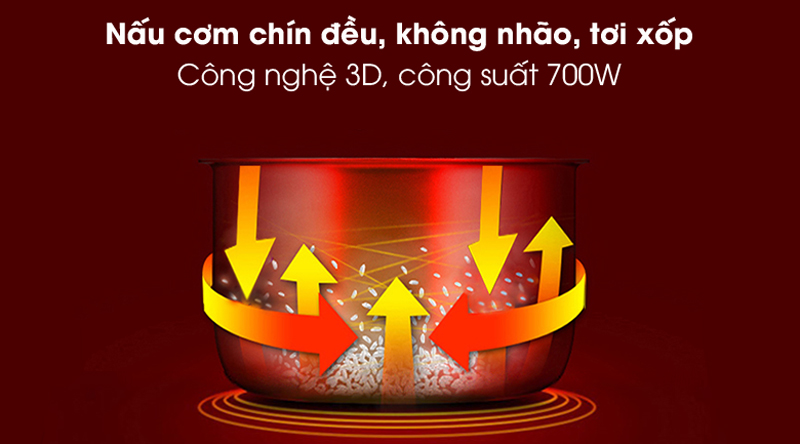 Nồi cơm điện nắp gài Cuckoo CR-1190 - Hàng chính hãng