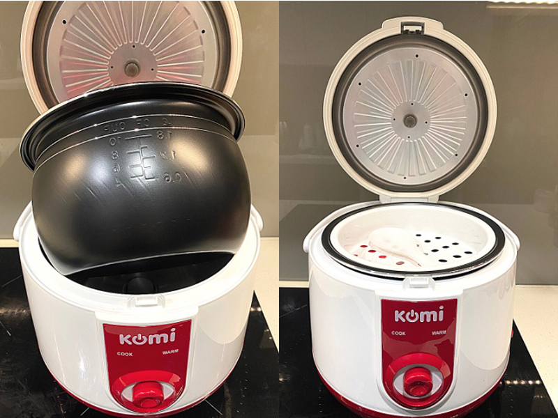 Nồi cơm điện nắp gài Komi KM-01CD - Hàng chính hãng