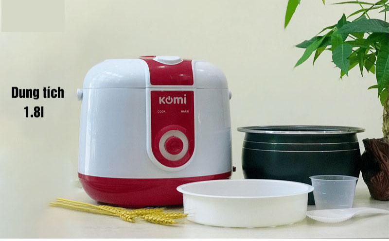 Nồi cơm điện nắp gài Komi KM-01CD - Hàng chính hãng