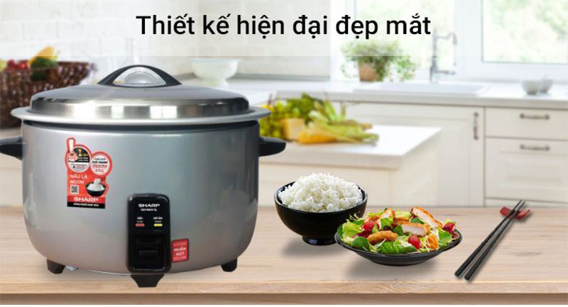 Nồi cơm công nghiệp Sharp 7.8 lít KSH-H78V-SL - Hàng chính hãng