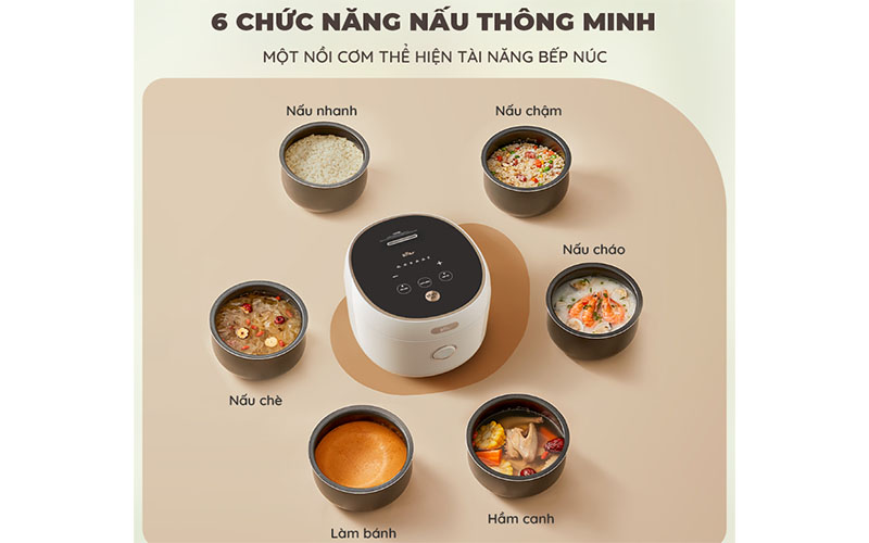 Nồi cơm điện tử Bear SB-NC30B - Hàng chính hãng