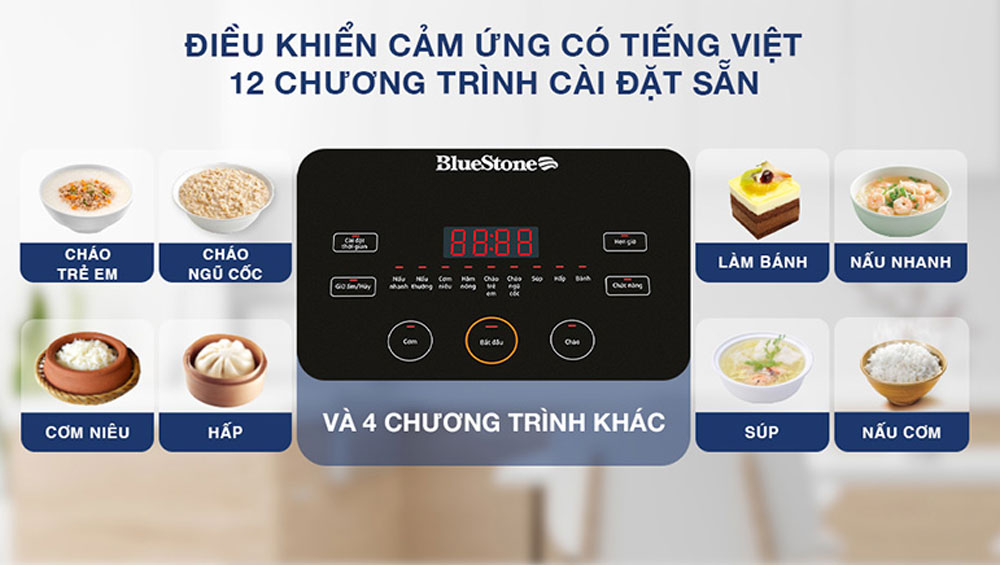 Nồi cơm điện tử Bluestone RCB-5949  - Hàng chính hãng